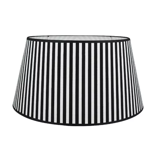 Payaa lampenkap zwart/wit small - 45x35x23cm Halfhoog (113921)