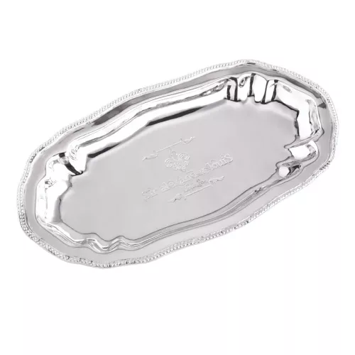 Payaa Dienblad 26x14.5x2cm Klein zilverkleurig (105360)