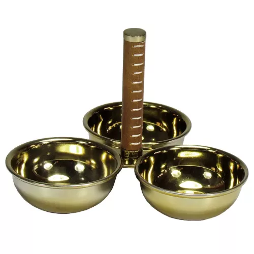 Payaa Notenbakje 20x20x19cm met bamboe handvat (112692)
