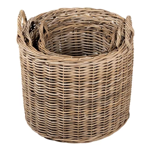 Payaa Rieten Mand Rond (set van 3) (8052013)