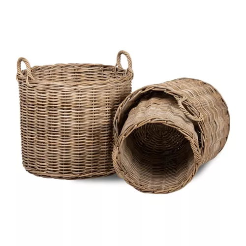 Payaa Rieten Mand Rond (set van 3) (8052013)